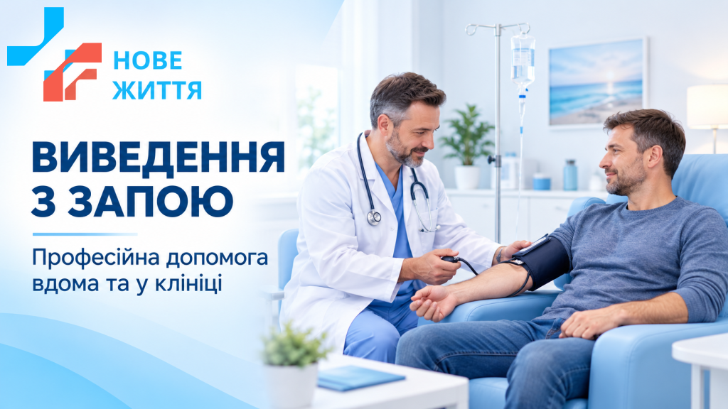Вывод из запоя в Запорожье с выездом нарколога